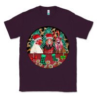 Plum Chickens Classic Tee - CowhideDigitalArt
