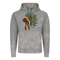 Cloud Rock native american indian headdress Vintage Hoodie - Artiststas