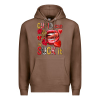 Chestnut Cupid can suck it Valentine'S Day Premium Hoodie - HowdyJamesFarm