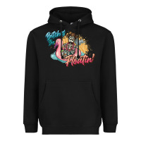Black Bitches be floatin' skeleton summer Heavyweight Hoodie - NancyCooperArtShop