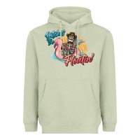 Matcha Bitches be floatin' skeleton summer Heavyweight Hoodie - NancyCooperArtShop