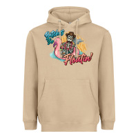 Mushroom Bitches be floatin' skeleton summer Heavyweight Hoodie - NancyCooperArtShop