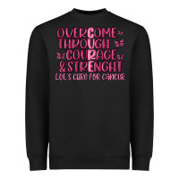 Black overcome through courage strength  malia Heavyweight Sweatshirt - MaliasSmallBusiness