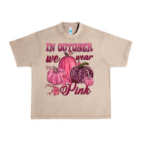 French Oak In october we wear pink Urban Heavy Tee - NancyCooperArtShop
