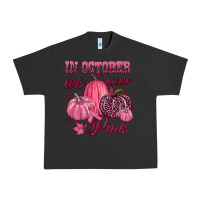 Pigment Black In october we wear pink Urban Heavy Tee - NancyCooperArtShop