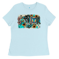Baby Blue senior2022 Ladies Tee - JahusDesignShop