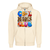 Sandshell cool moms club Zipper Hoodie - LillyAllenDesigns