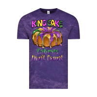 Cloud Purple mardi gras king cage calories don't count Vintage Tee - BarkalooDesign