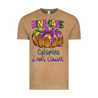 Mardi Gras King Cage Calories Don't Count Vintage Tee | Teevron