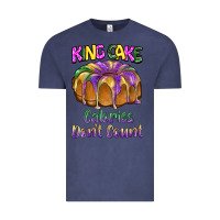 Vintage Denim mardi gras king cage calories don't count Vintage Tee - BarkalooDesign