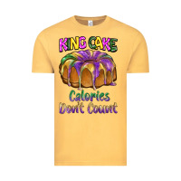 Vintage Mustard mardi gras king cage calories don't count Vintage Tee - BarkalooDesign