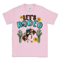 Bubblegum Pink let's rodeo Classic Tee - MaliasSmallBusiness