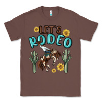 Chestnut let's rodeo Classic Tee - MaliasSmallBusiness