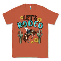 Copper let's rodeo Classic Tee - MaliasSmallBusiness
