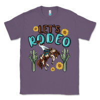 Lavender let's rodeo Classic Tee - MaliasSmallBusiness