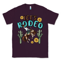 Plum let's rodeo Classic Tee - MaliasSmallBusiness