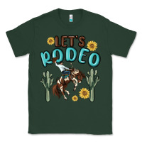 Sports Green let's rodeo Classic Tee - MaliasSmallBusiness