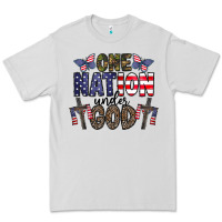 Dove Grey one nation under god Premium Tee - CowhideDigitalArt