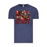 Vintage Denim rodeo christmas howdy Vintage Tee - AdoDesignShop