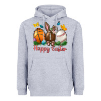 Happy Easter Sports With Butterfly Heavyweight Hoodie | Teevron