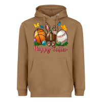 Toasted Coconut Happy Easter sports with butterfly Heavyweight Hoodie - NancyCooperArtShop
