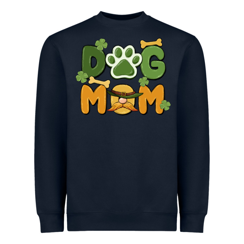 St. Patricks Day Dog Mom Heavyweight Sweatshirt by MaliasSmallBusiness | Teevron