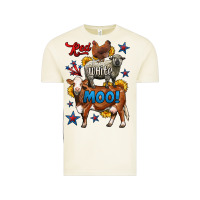 Vintage Arctic red white moo farm animals 4th of july Vintage Tee - LillyAllenDesigns