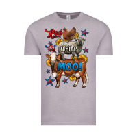 Vintage Zinc red white moo farm animals 4th of july Vintage Tee - LillyAllenDesigns