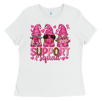 White Support Squad with Gnomes Ladies Tee - texasbilliewilder