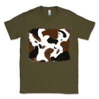 Army Green cowhide Classic Tee - RanaPortraitStore