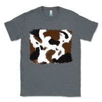 Charcoal Heather cowhide Classic Tee - RanaPortraitStore