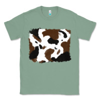 Sage cowhide Classic Tee - RanaPortraitStore