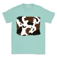 Seafoam cowhide Classic Tee - RanaPortraitStore