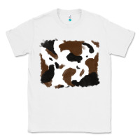 White cowhide Classic Tee - RanaPortraitStore