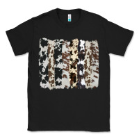Black cowhide brushstroke Classic Tee - AdoDesignShop