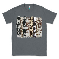 Charcoal Heather cowhide brushstroke Classic Tee - AdoDesignShop