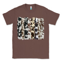 Chestnut cowhide brushstroke Classic Tee - AdoDesignShop