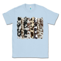 Dusty Blue cowhide brushstroke Classic Tee - AdoDesignShop