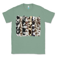 Sage cowhide brushstroke Classic Tee - AdoDesignShop