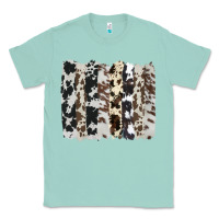 Seafoam cowhide brushstroke Classic Tee - AdoDesignShop