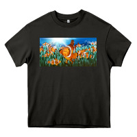Asphalt clown fish  license plate Heavy Core Tee - BarkalooDesign