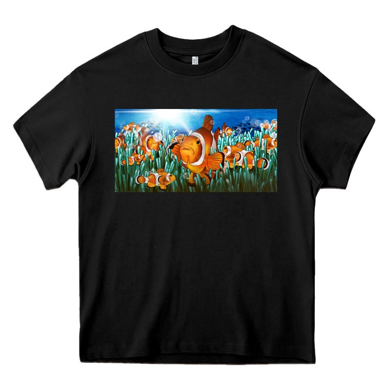 Clown Fish  License Plate Heavy Core Tee by BarkalooDesign | Teevron