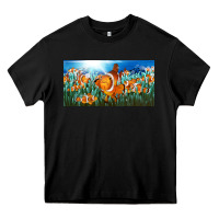 Black clown fish  license plate Heavy Core Tee - BarkalooDesign