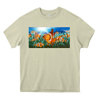 Mossy clown fish  license plate Heavy Core Tee - BarkalooDesign