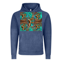 Vintage Denim indian headdress Vintage Hoodie - Artiststas