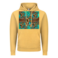 Vintage Mustard indian headdress Vintage Hoodie - Artiststas