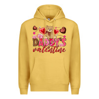 Antique Gold Daddy's Valentine Premium Hoodie - HowdyJamesFarm