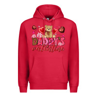 Cardinal Daddy's Valentine Premium Hoodie - HowdyJamesFarm