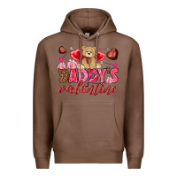 Chestnut Daddy's Valentine Premium Hoodie - HowdyJamesFarm