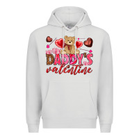 Dove Grey Daddy's Valentine Premium Hoodie - HowdyJamesFarm